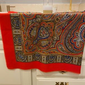 Paisley cotton scarf